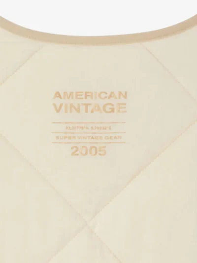 American Vintage American Vintage Gilet - Creme