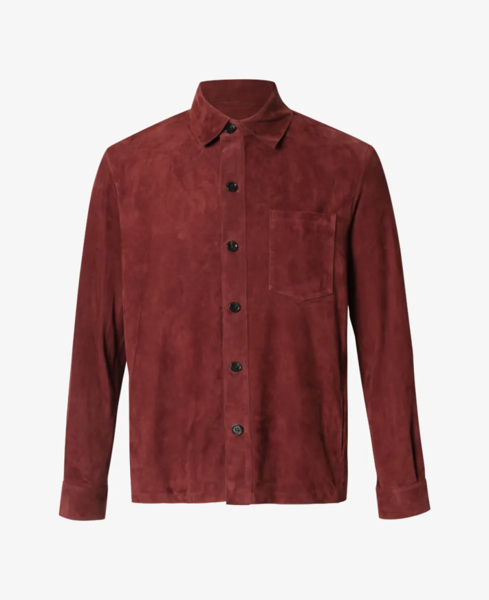 Arma Arma Overshirt Suede - Shiraz