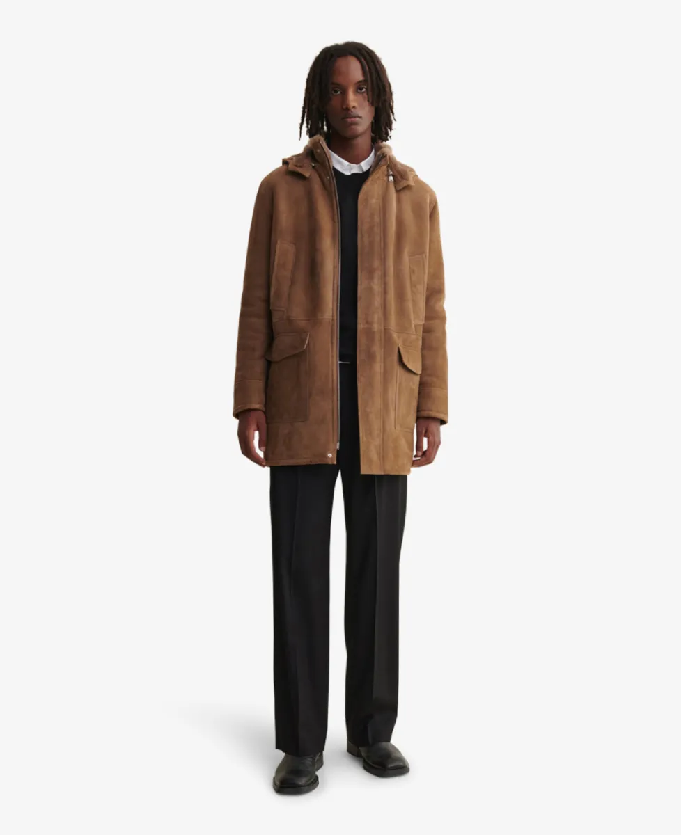 Arma Lammy Parka - Carbon Brown 1 Arma Arma Lammy Parka - Carbon Brown