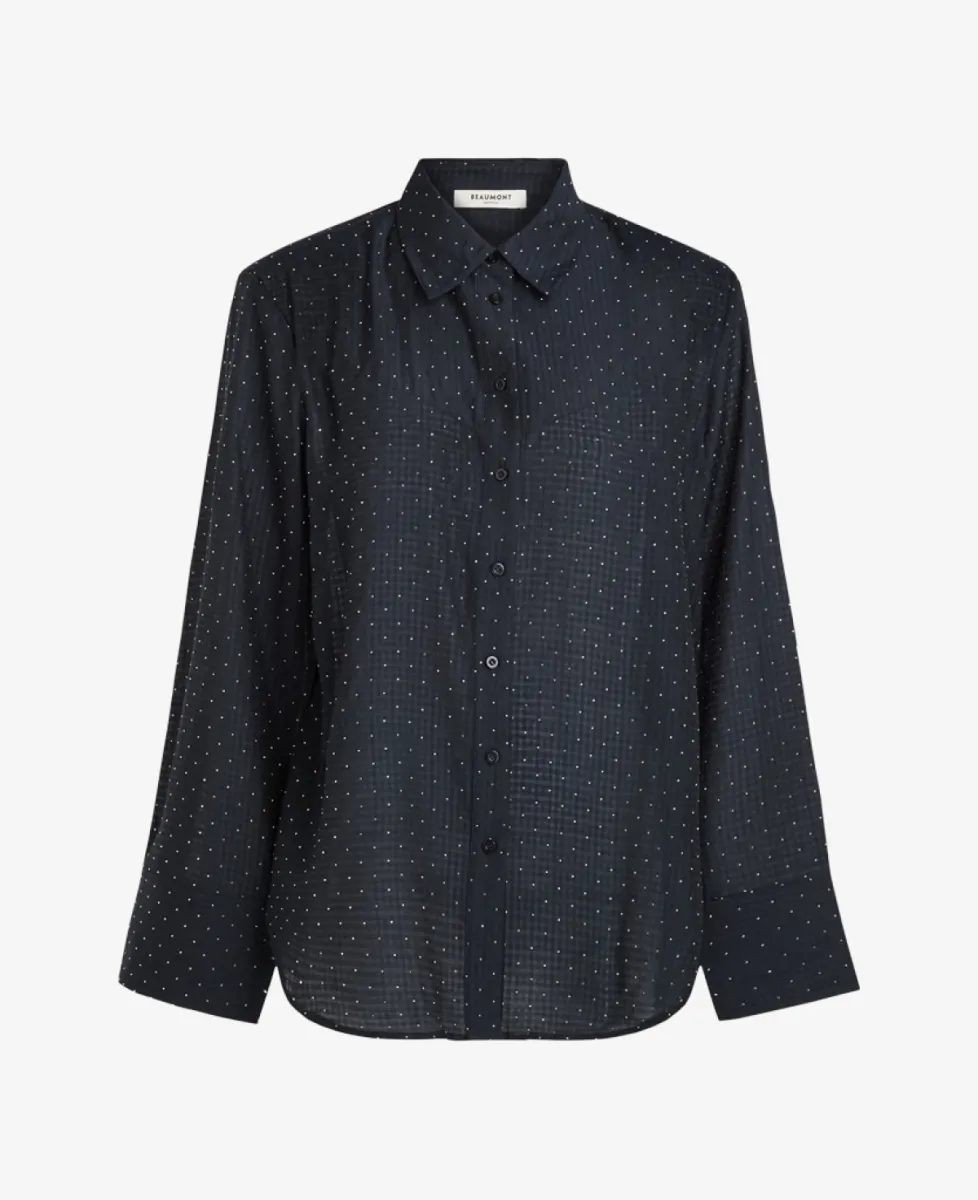 Beaumont Blouse - 5980 night blue 1 Beaumont Beaumont Blouse - 5980 night blue