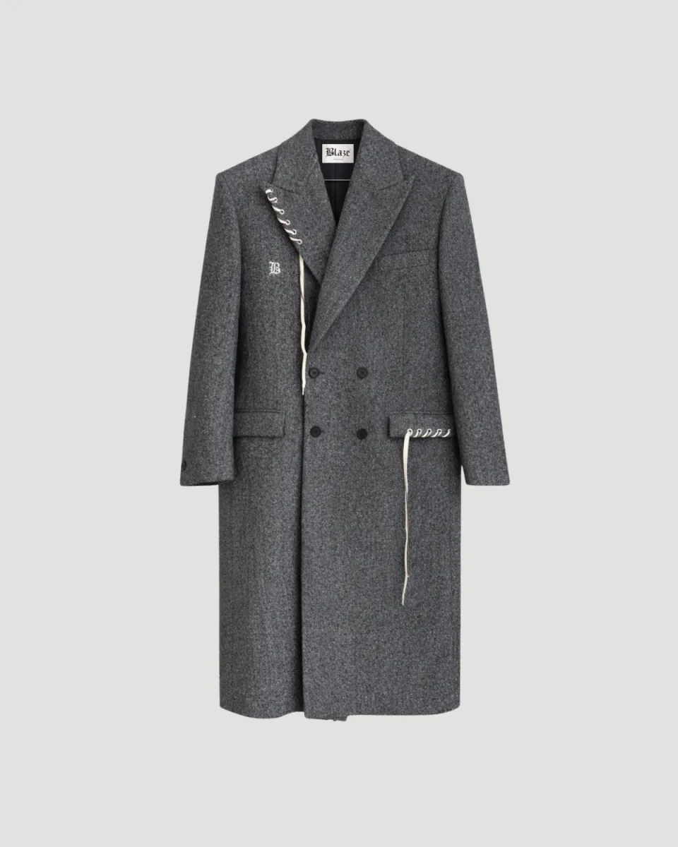Blaze Mantel - Grey 1 Blaze Blaze Mantel - Grey