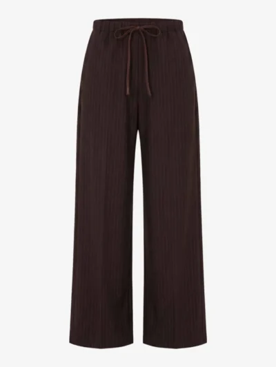 By-Bar By-Bar Pantalon - 1728 brown pinstripe