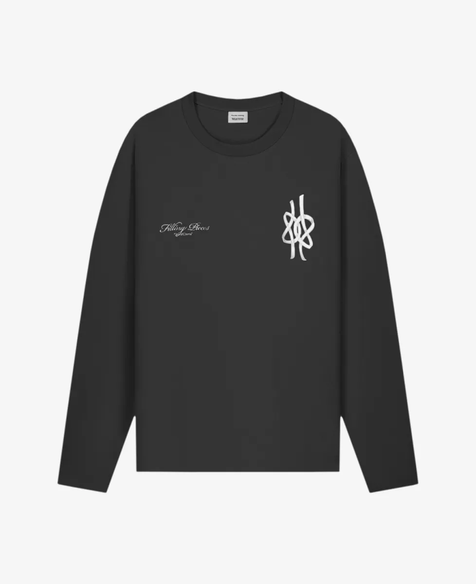 Filling Pieces Longsleeve T-shirt - Vintage Black 1 Filling Pieces Filling Pieces Longsleeve T-shirt - Vintage Black