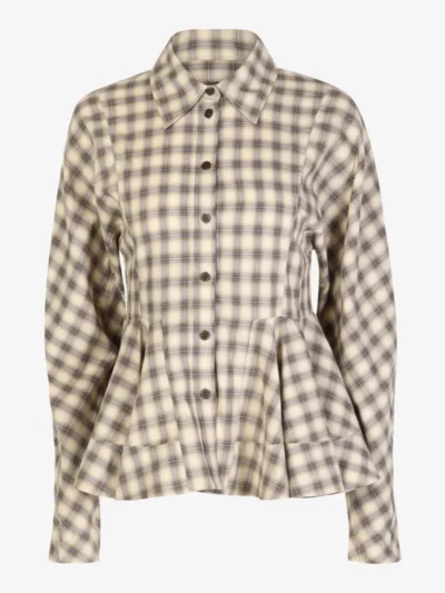 Ganni Ganni Blouse - Oyster Gray 873