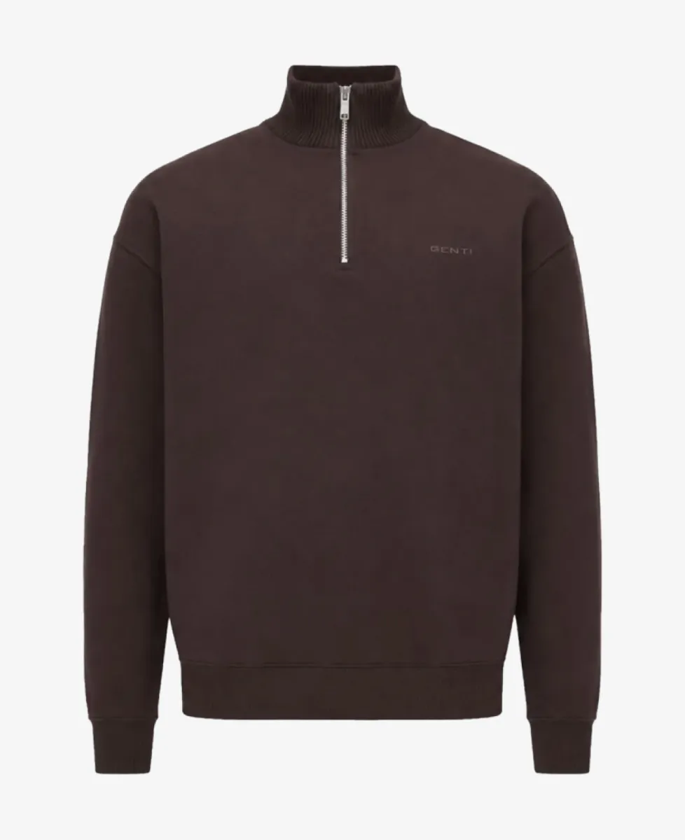 Genti Sweat Halfzip - 080 1 Genti Genti Sweat Halfzip - 080