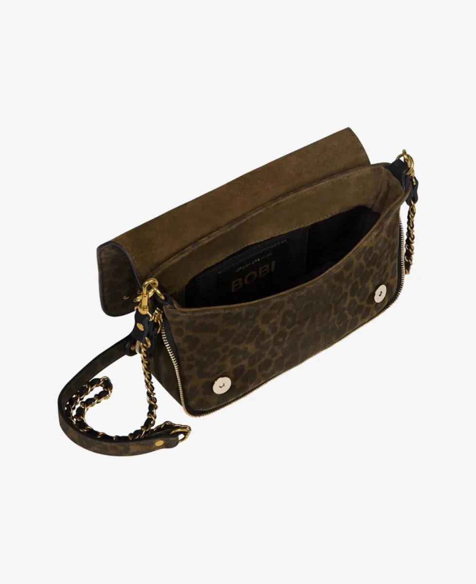 Jerome Dreyfuss Tas - Imprime Leopard Kaki 3 Jerome Dreyfuss Jerome Dreyfuss Tas - Imprime Leopard Kaki