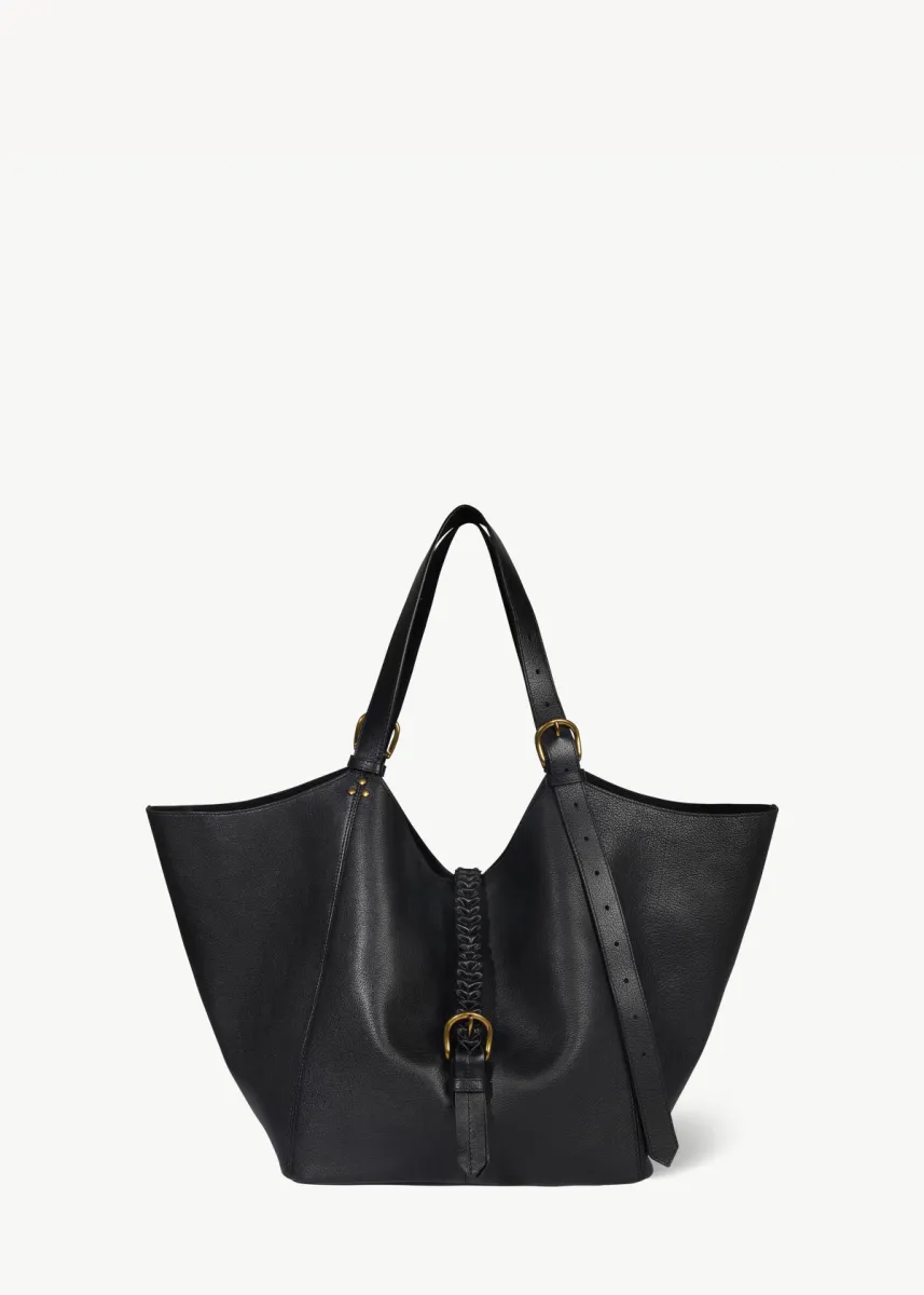 Jerome Dreyfuss Tas - Buffalo Noir Brass 1 Jerome Dreyfuss Jerome Dreyfuss Tas - Buffalo Noir Brass