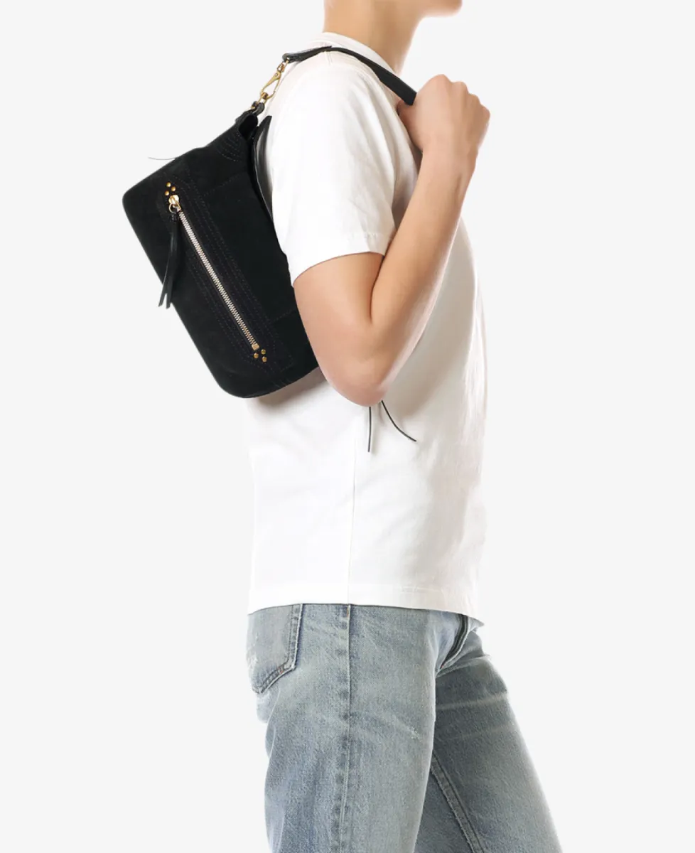 Jerome Dreyfuss Tas - Split Suede Noir 2 Jerome Dreyfuss Jerome Dreyfuss Tas - Split Suede Noir
