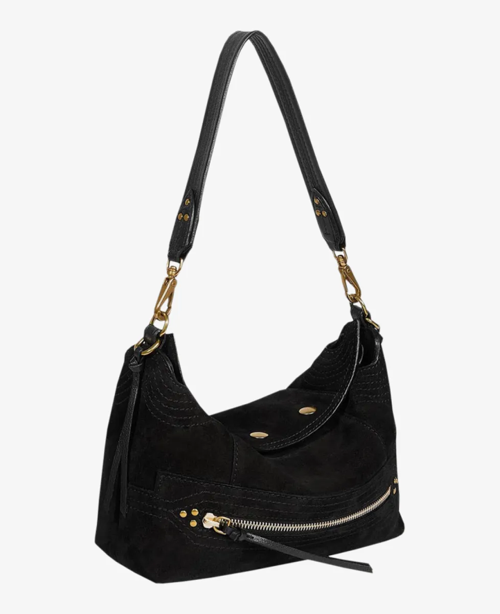 Jerome Dreyfuss Tas - Split Suede Noir 3 Jerome Dreyfuss Jerome Dreyfuss Tas - Split Suede Noir