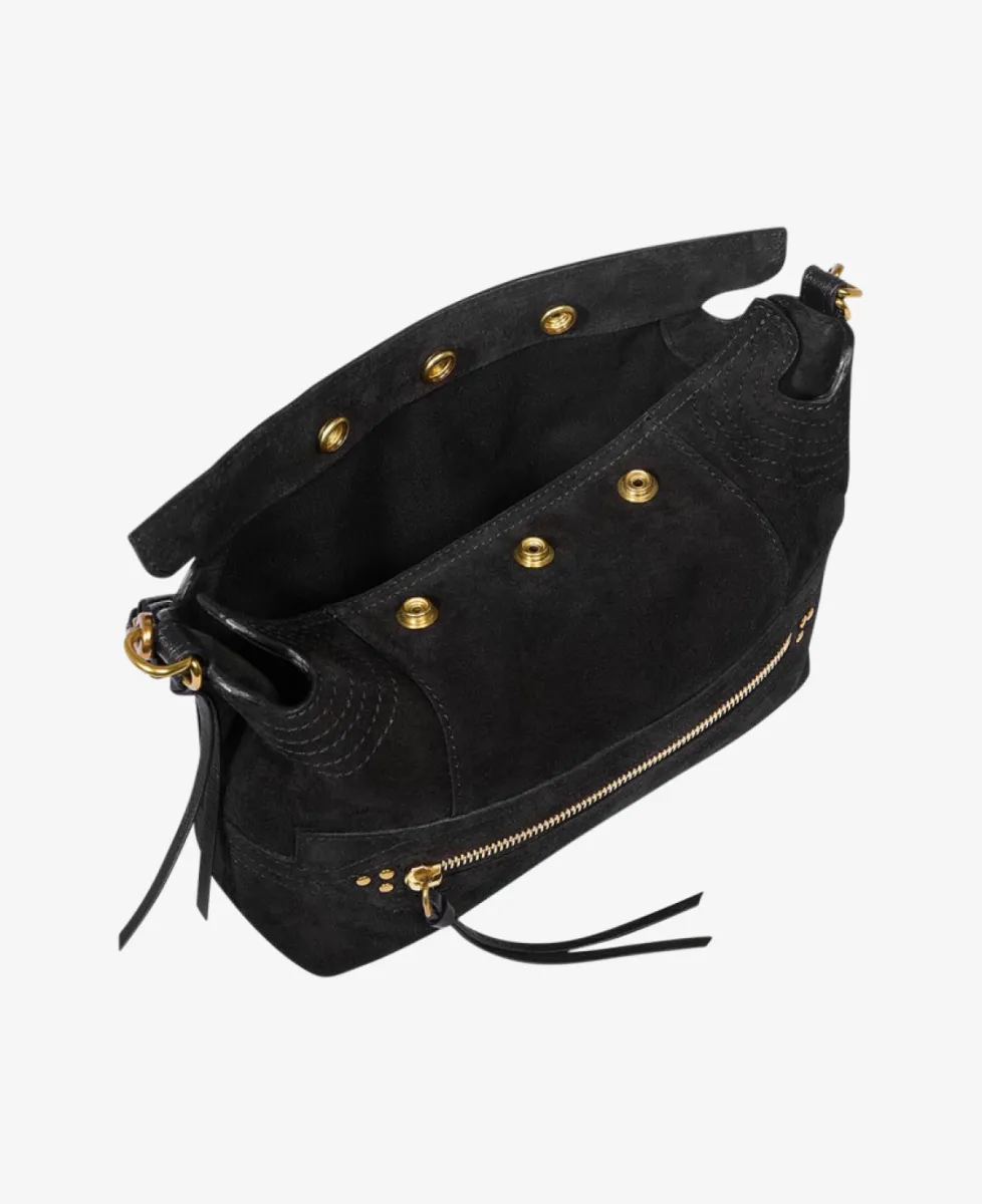 Jerome Dreyfuss Tas - Split Suede Noir 4 Jerome Dreyfuss Jerome Dreyfuss Tas - Split Suede Noir