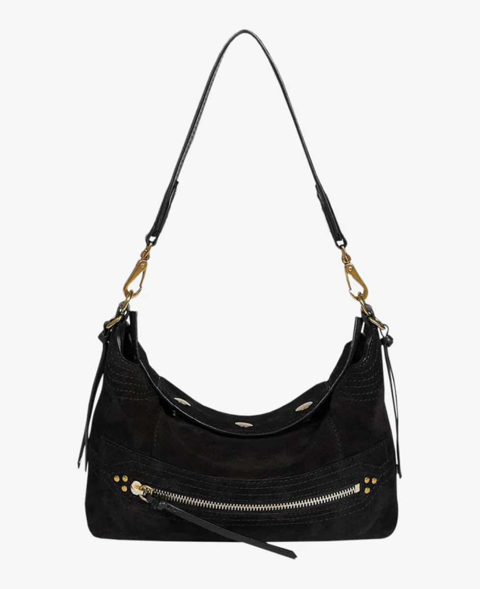 Jerome Dreyfuss Tas - Split Suede Noir 1 Jerome Dreyfuss Jerome Dreyfuss Tas - Split Suede Noir