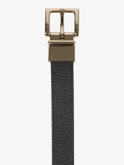 Leather Company Leather Company Riem - Zwart Leinen