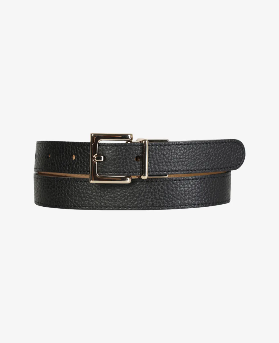 Leather Company Riem - Zwart Leinen 1 Leather Company Leather Company Riem - Zwart Leinen