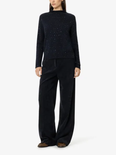 Luisa Cerano Luisa Cerano Turtleneck mit Schmucksteinen - winter navy