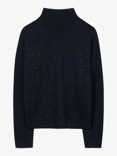 Luisa Cerano Luisa Cerano Turtleneck mit Schmucksteinen - winter navy