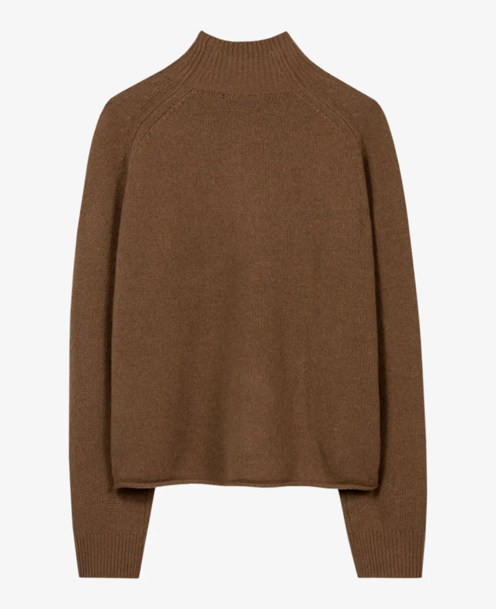 Luisa Cerano Turtleneck aus Kaschmir-Mix - caramel 6 Luisa Cerano Luisa Cerano Turtleneck aus Kaschmir-Mix - caramel