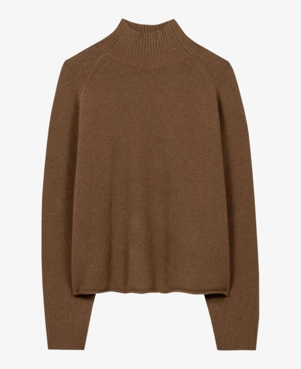 Luisa Cerano Turtleneck aus Kaschmir-Mix - caramel 1 Luisa Cerano Luisa Cerano Turtleneck aus Kaschmir-Mix - caramel