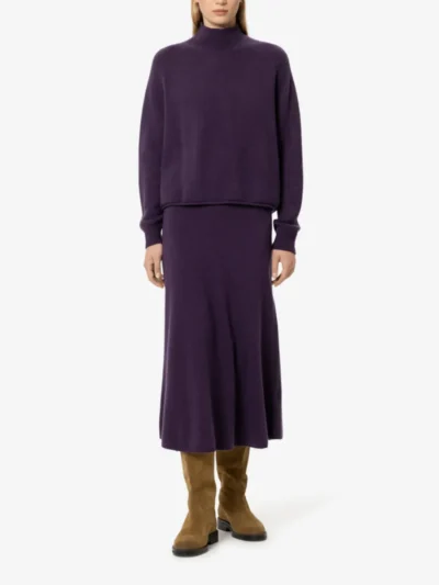 Luisa Cerano Luisa Cerano Turtleneck aus Kaschmir-Mix - plum