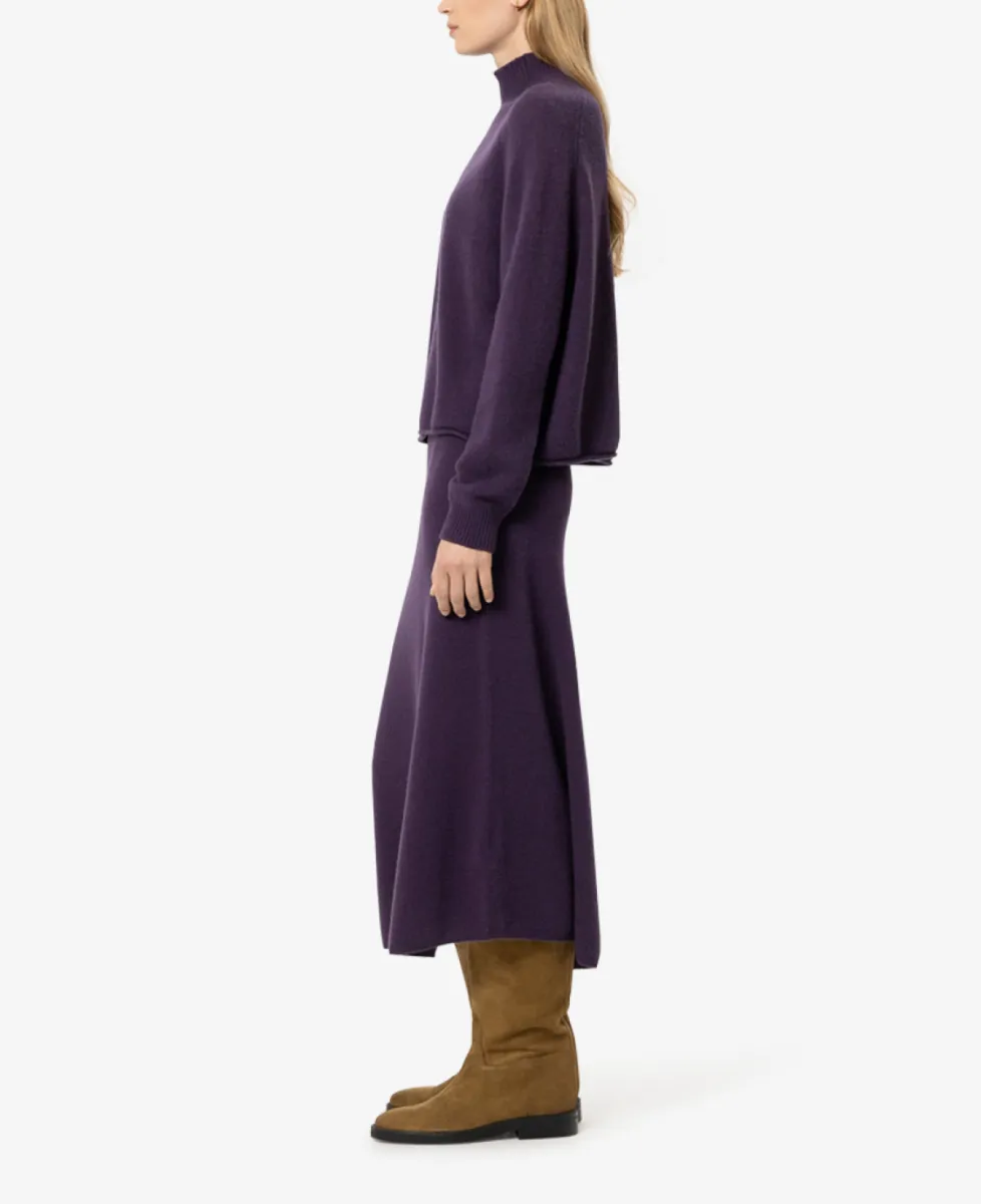 Luisa Cerano Turtleneck aus Kaschmir-Mix - plum 4 Luisa Cerano Luisa Cerano Turtleneck aus Kaschmir-Mix - plum
