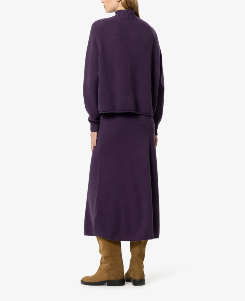 Luisa Cerano Turtleneck aus Kaschmir-Mix - plum 5 Luisa Cerano Luisa Cerano Turtleneck aus Kaschmir-Mix - plum
