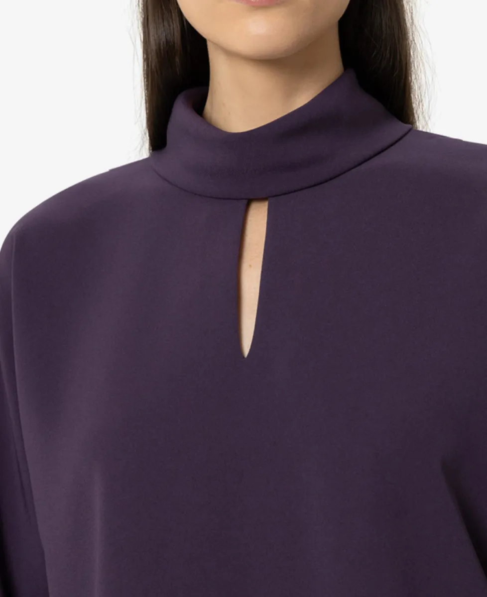 Luisa Cerano Kurzarm-Blusentop - plum 3 Luisa Cerano Luisa Cerano Kurzarm-Blusentop - plum