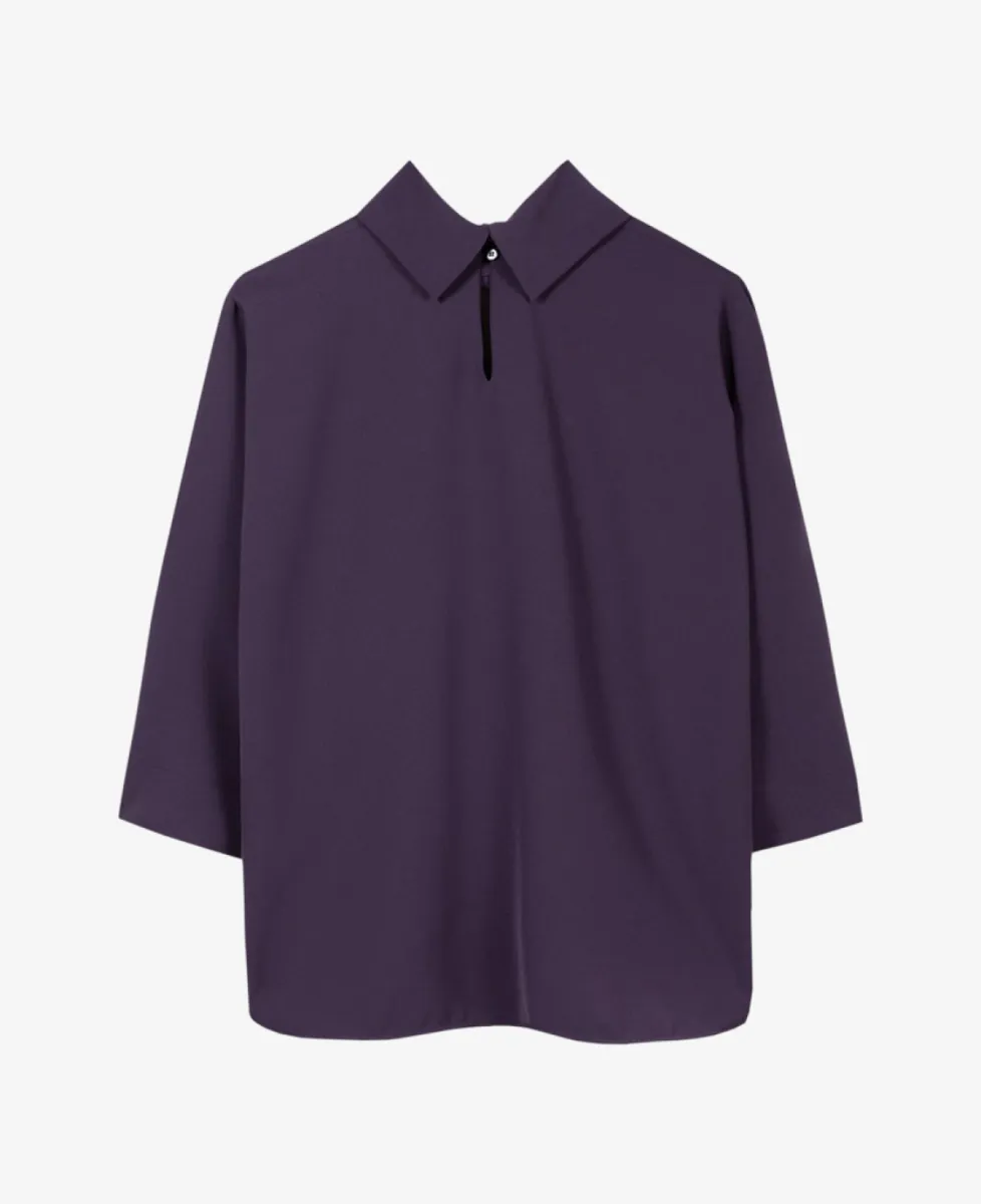 Luisa Cerano Kurzarm-Blusentop - plum 6 Luisa Cerano Luisa Cerano Kurzarm-Blusentop - plum