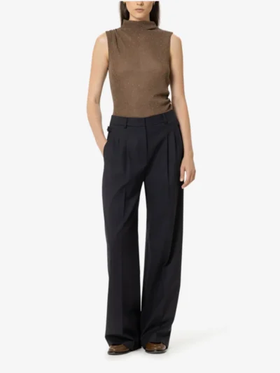 Luisa Cerano Luisa Cerano Glanz-Turtleneck-Top - the ethnic print