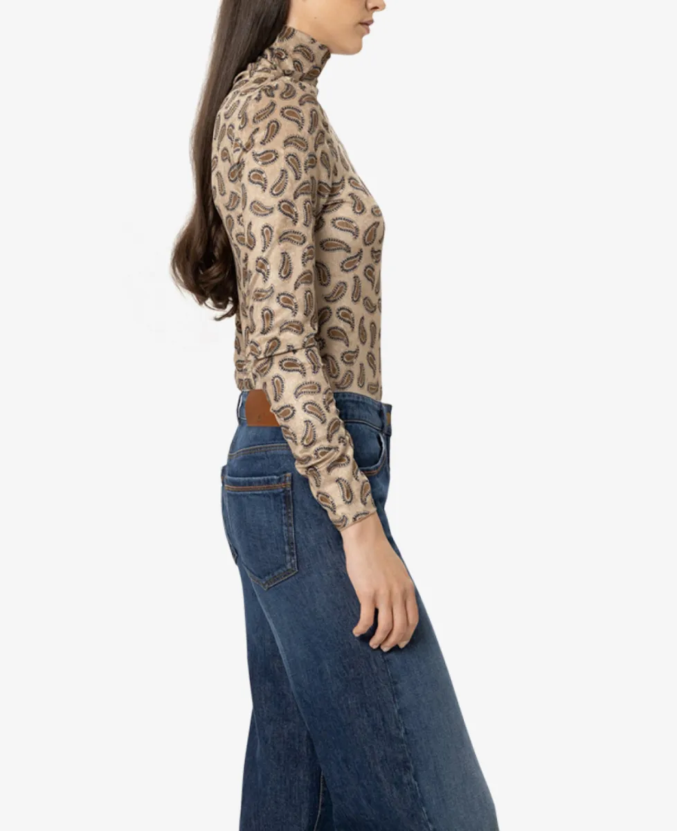 Luisa Cerano Turtleneck-Shirt mit Print - the macro brushed check 4 Luisa Cerano Luisa Cerano Turtleneck-Shirt mit Print - the macro brushed check