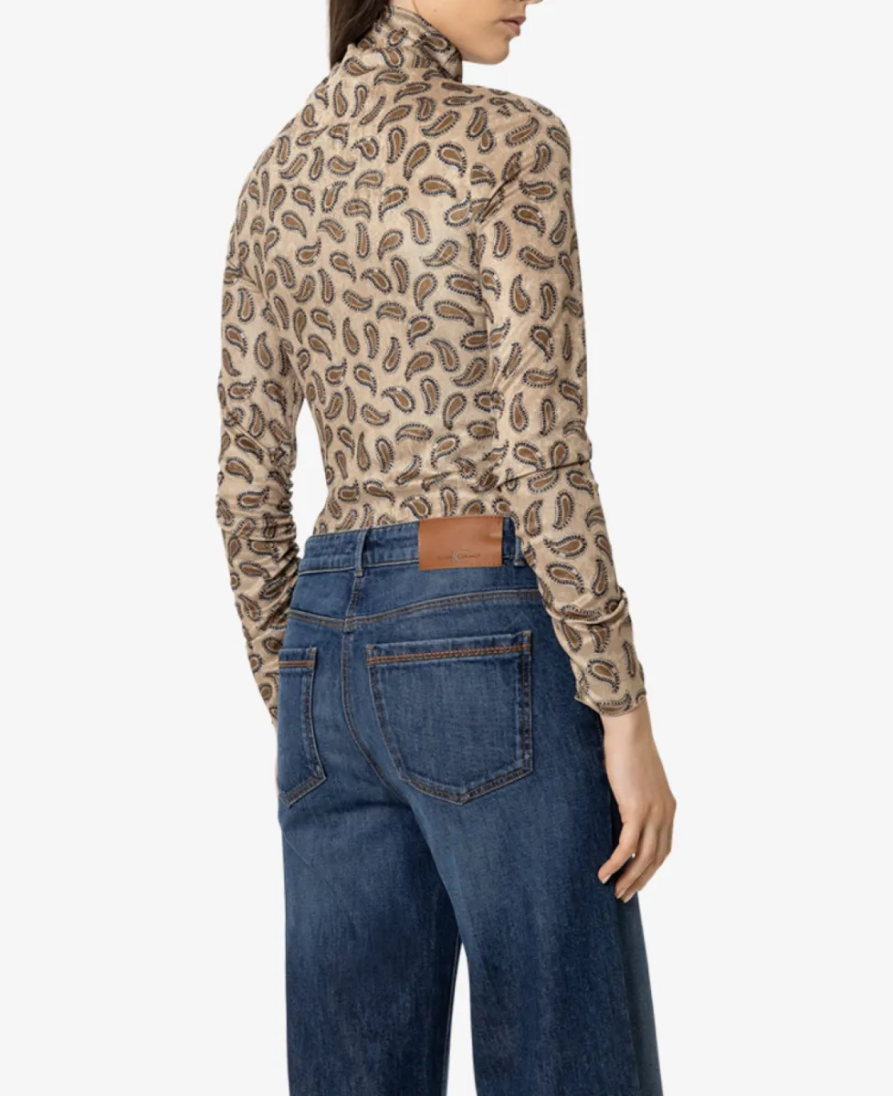 Luisa Cerano Turtleneck-Shirt mit Print - the macro brushed check 5 Luisa Cerano Luisa Cerano Turtleneck-Shirt mit Print - the macro brushed check