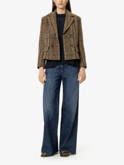 Luisa Cerano Luisa Cerano Karo-Cabanjacke - the macro brushed check