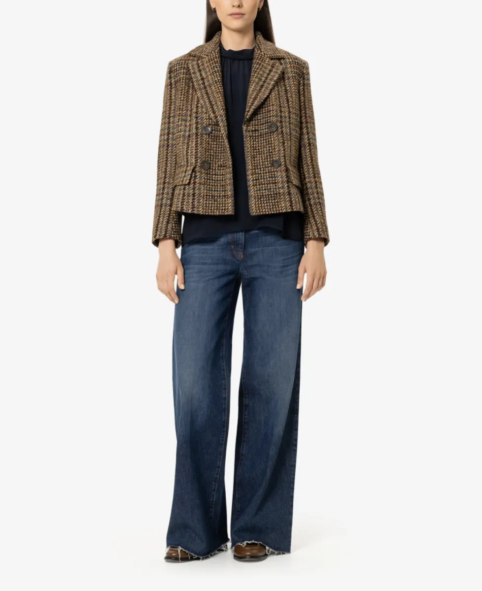 Luisa Cerano Karo-Cabanjacke - the macro brushed check 2 Luisa Cerano Luisa Cerano Karo-Cabanjacke - the macro brushed check