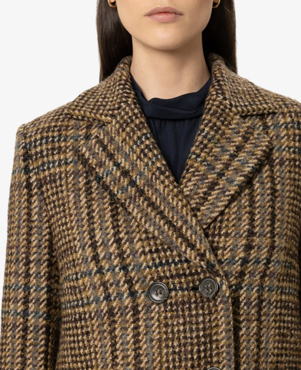Luisa Cerano Karo-Cabanjacke - the macro brushed check 3 Luisa Cerano Luisa Cerano Karo-Cabanjacke - the macro brushed check