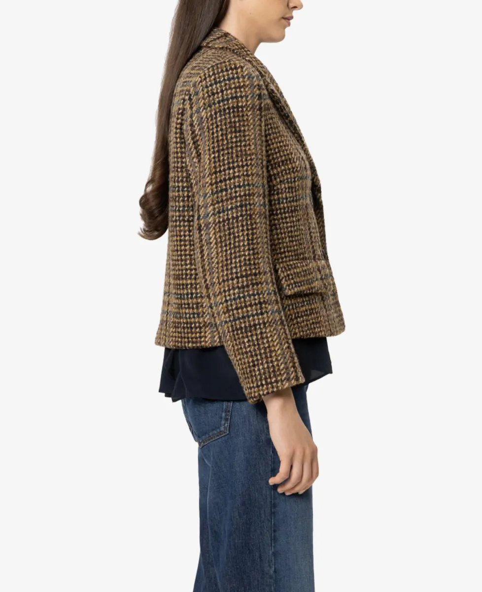 Luisa Cerano Karo-Cabanjacke - the macro brushed check 4 Luisa Cerano Luisa Cerano Karo-Cabanjacke - the macro brushed check