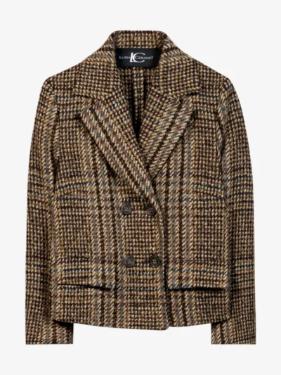 Luisa Cerano Luisa Cerano Karo-Cabanjacke - the macro brushed check