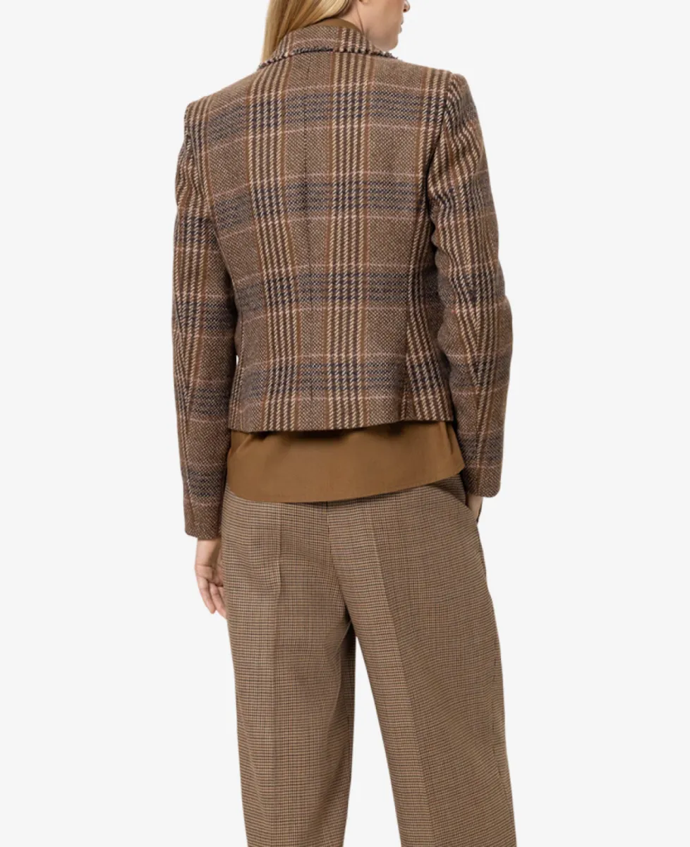 Luisa Cerano Karo-Ein-Knopf-Blazer - the ethnic print 5 Luisa Cerano Luisa Cerano Karo-Ein-Knopf-Blazer - the ethnic print