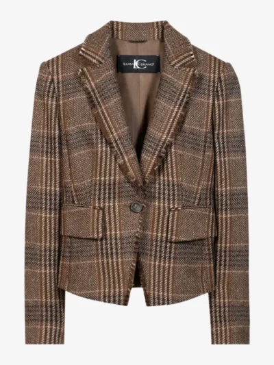 Luisa Cerano Luisa Cerano Karo-Ein-Knopf-Blazer - the ethnic print