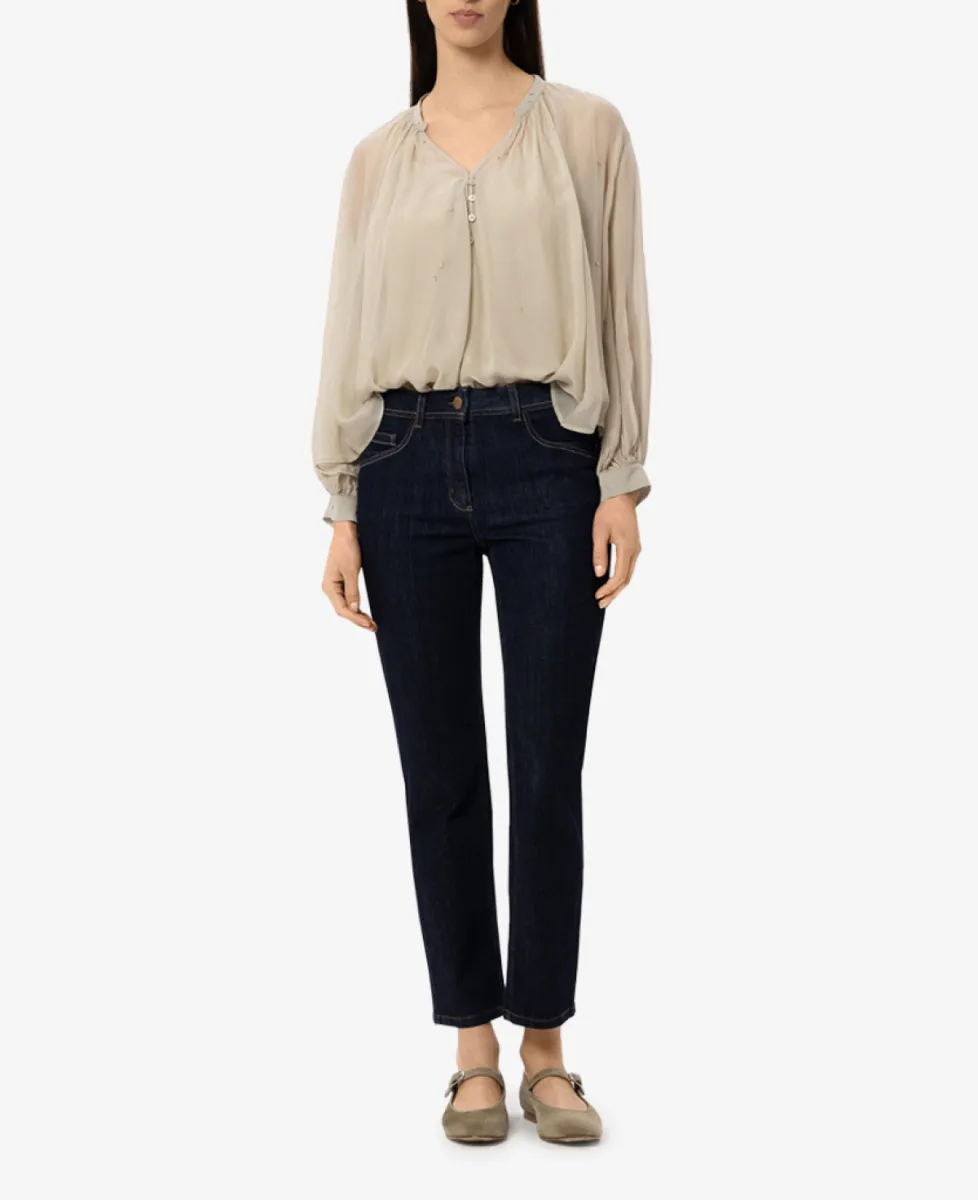Luisa Cerano Straightleg-Denim - navy 2 Luisa Cerano Luisa Cerano Straightleg-Denim - navy