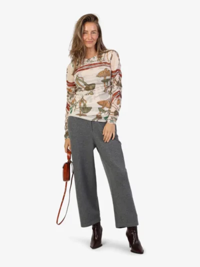 Luisa Cerano Luisa Cerano Cargo-Pants aus Woll-Mix - heather grey