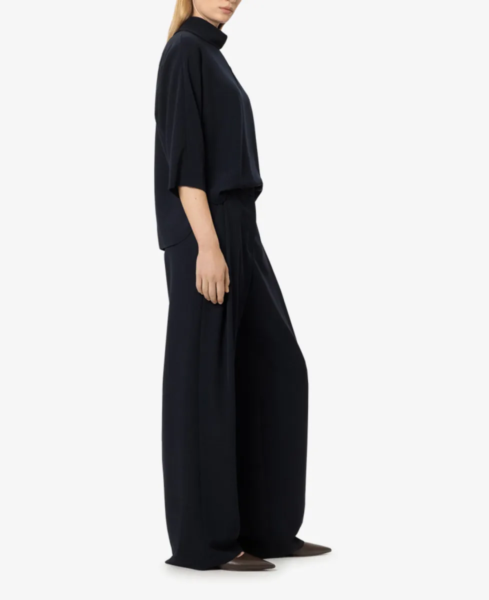 Luisa Cerano Wideleg-Pants mit Bundfalten - winter navy 4 Luisa Cerano Luisa Cerano Wideleg-Pants mit Bundfalten - winter navy