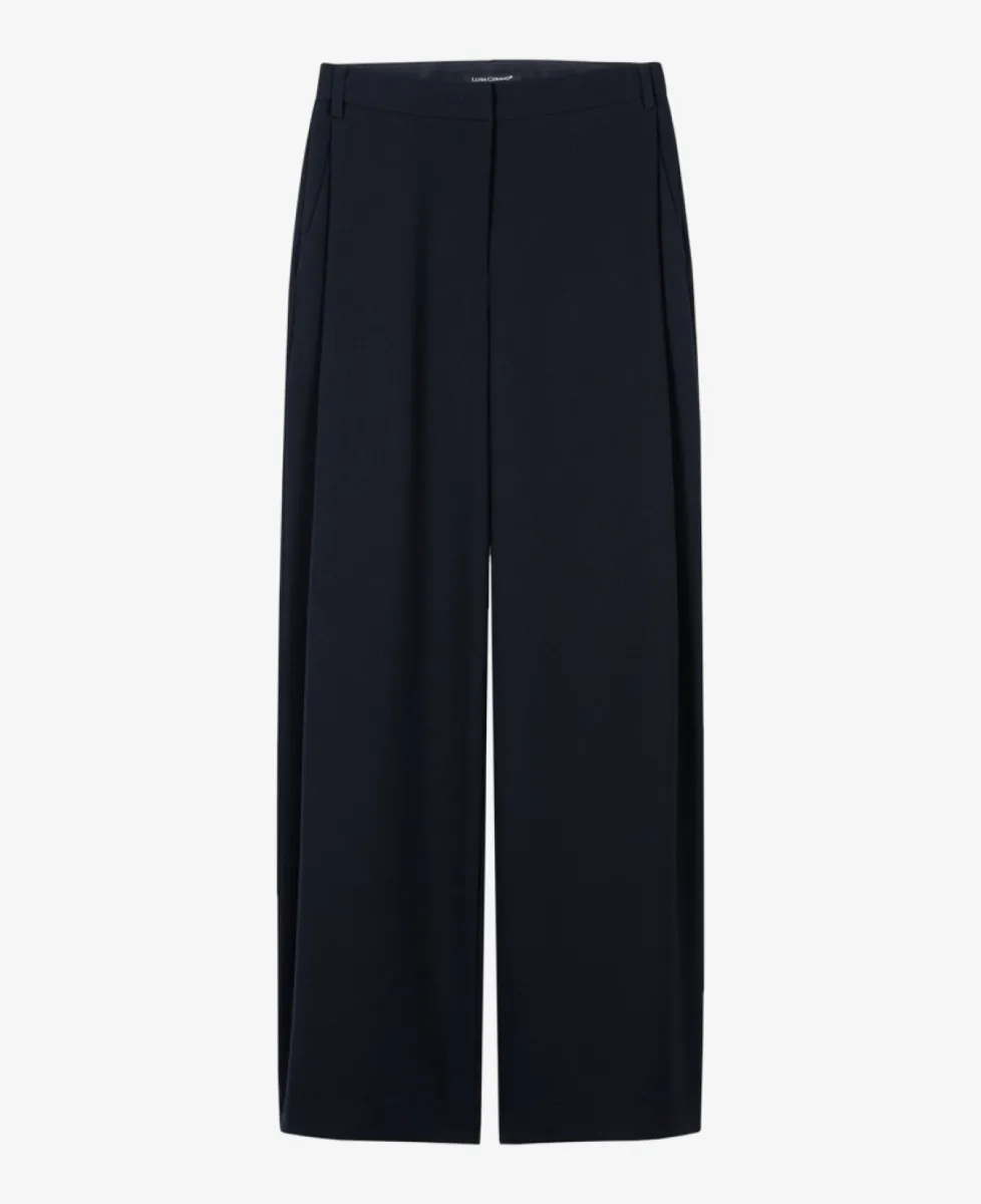 Luisa Cerano Wideleg-Pants mit Bundfalten - winter navy 1 Luisa Cerano Luisa Cerano Wideleg-Pants mit Bundfalten - winter navy