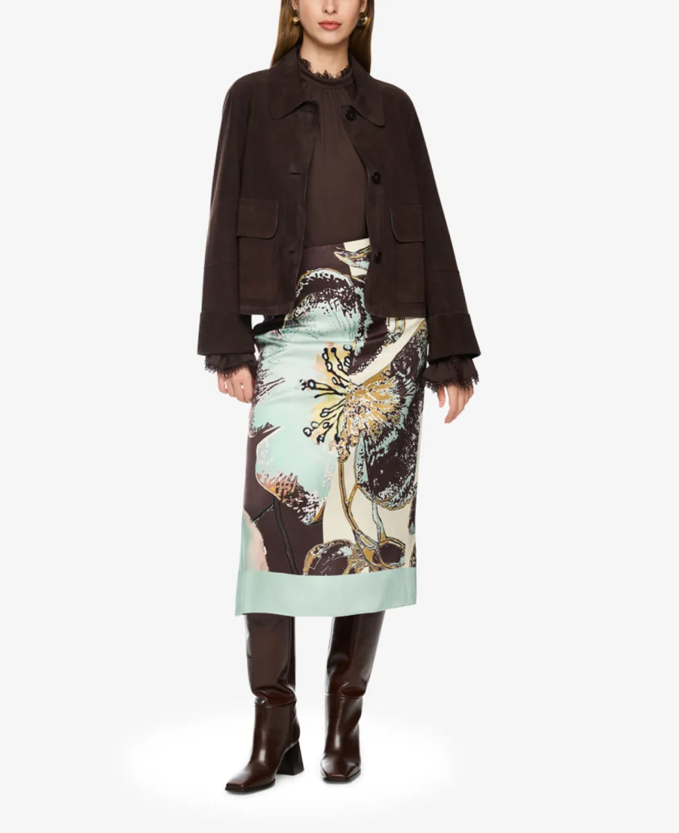 Marc Cain Collections Jacke - seal brown 2 Marc Cain Collections Marc Cain Collections Jacke - seal brown