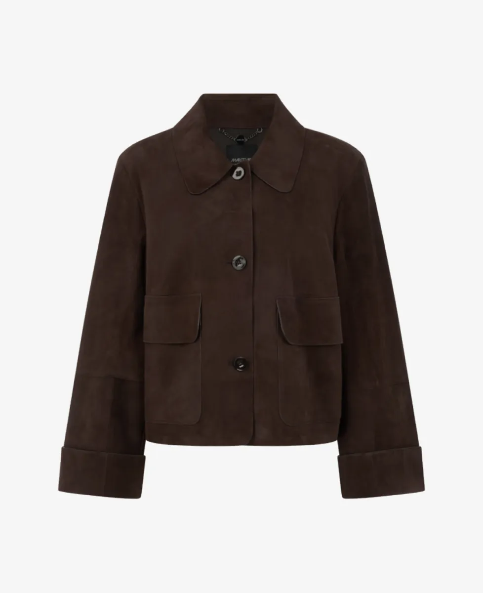 Marc Cain Collections Jacke - seal brown 1 Marc Cain Collections Marc Cain Collections Jacke - seal brown