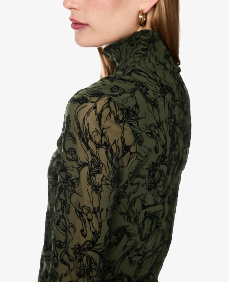 Marc Cain Collections T-Shirt - forest night new 5 Marc Cain Collections Marc Cain Collections T-Shirt - forest night new