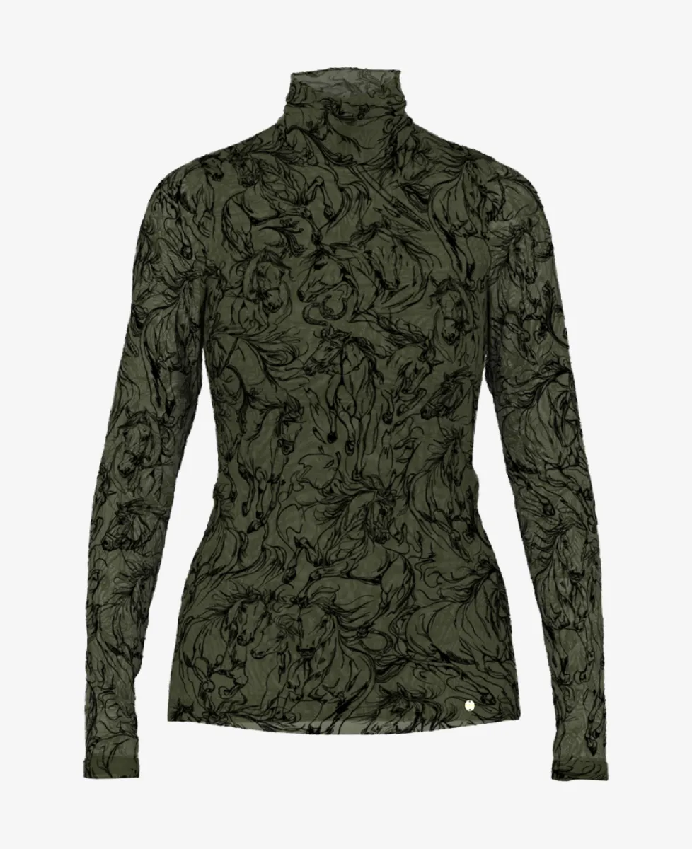 Marc Cain Collections T-Shirt - forest night new 1 Marc Cain Collections Marc Cain Collections T-Shirt - forest night new