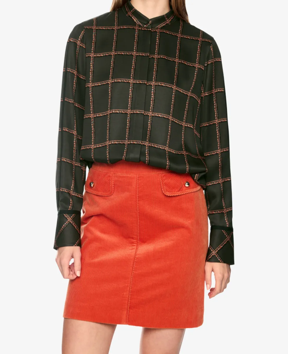 Marc Cain Collections Bluse - forest night new 3 Marc Cain Collections Marc Cain Collections Bluse - forest night new