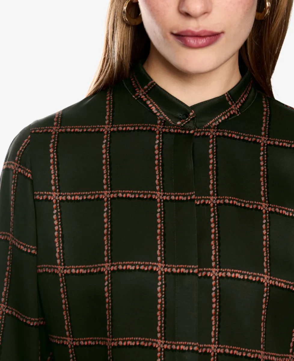 Marc Cain Collections Bluse - forest night new 4 Marc Cain Collections Marc Cain Collections Bluse - forest night new
