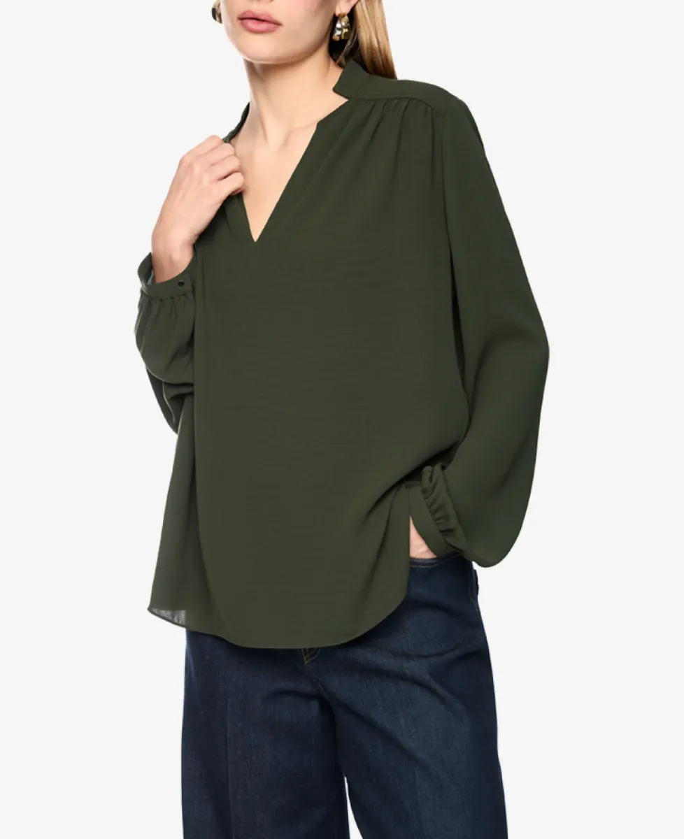Marc Cain Collections Bluse - forest night new 3 Marc Cain Collections Marc Cain Collections Bluse - forest night new