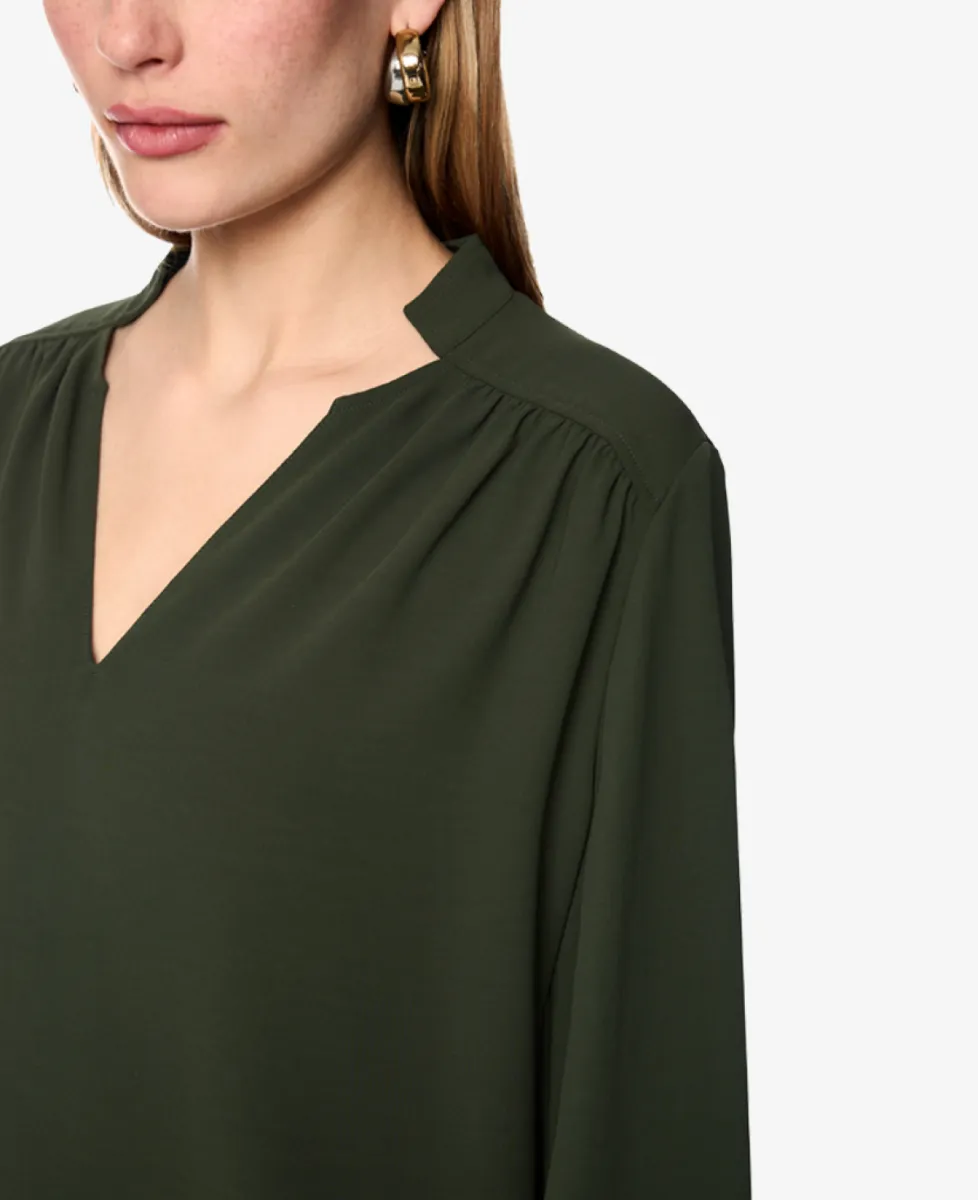Marc Cain Collections Bluse - forest night new 4 Marc Cain Collections Marc Cain Collections Bluse - forest night new