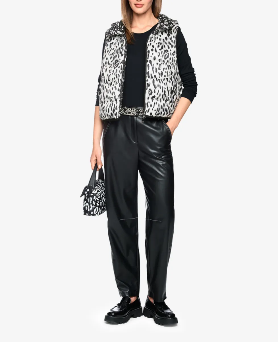 Marc Cain Sports Weste - white and black 2 Marc Cain Sports Marc Cain Sports Weste - white and black
