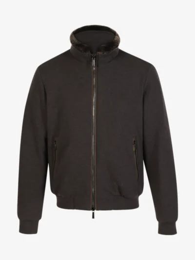 Moorer Moorer Bomber jack cashmere - Brown